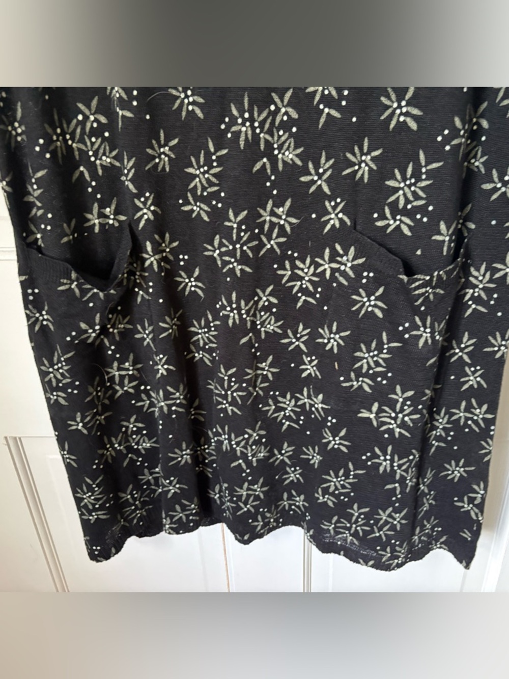 NEW Gudrun Sjoden Hassel Tunic 100% Linen Floral Short Sleeves, Size Large (L) - Picture 5 of 10